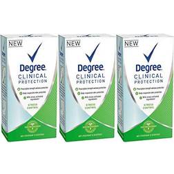 Degree Clinical Protection Antiperspirant Stress Control Deo Stick 48g 3-pack