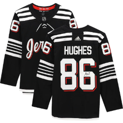 Fanatics New Jersey Devils Jack Hughes 86. Autographed adidas Alternate Authentic Jersey