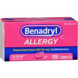 Benadryl Allergy Ultratab 25mg 100 pcs Tablet