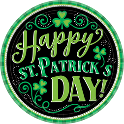 Amscan Disposable Plates St. Patrick's Day 60-pack
