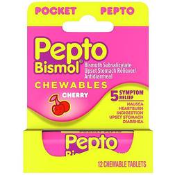 Procter & Gamble Pepto-Bismol 12-Count To-Go Chewable Tablets In Cherry
