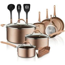 NutriChef - Cookware Set with lid 14 Parts