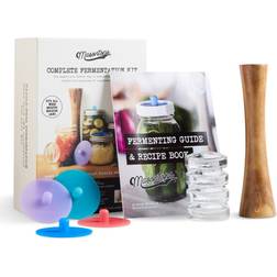 Masontops Fermentation Kit Glass Jar with Straw 9