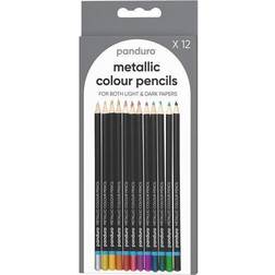 Panduro Hobby Metalic Colored Pencils 12-pack