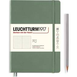 Leuchtturm1917 Notebook A5 Soft Cover Olive Dotted