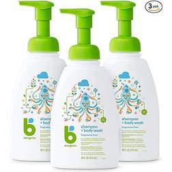 BabyGanics Baby Shampoo + Body Wash Pump Bottle 3-pack