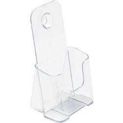 Staples Literature Holder, 4.25" Clear Plastic (ZS93031A) Clear