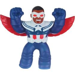 Heroes of Goo Jit Zu Sam Wilson Captain America with Filling Figure 4