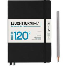 Leuchtturm1917: 120g Edition Plain Notebook (Black) A5 Medium