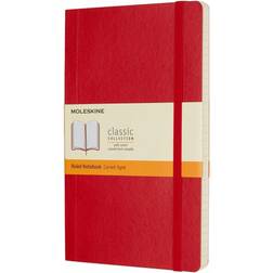 Moleskine Scarlet Red Large Ruled Notebook Soft