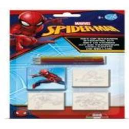 Multiprint Spider-Man, Children''s stamp set, 3 År, Ikke giftig, Flerfarvet