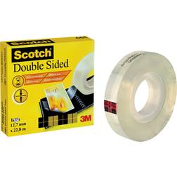 3M D6651222 D6651222 Double sided adhesive tape Scotch 665 Transparent (L x W) 22.8 m x 12.5 mm 1 pc(s)