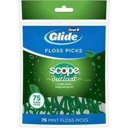 Oral-B Scope Outlast Floss Picks with Long Lasting Mint 75-pack