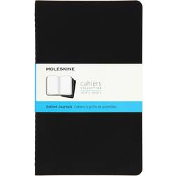 Moleskine Cahier Cardboard Journal, 5"W x 5.25"L, Black, 3/Pack (719213) Black