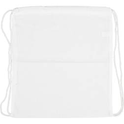 Creativ Company Drawstring bag, size 37x41 cm, 130 g, white, 1 pc