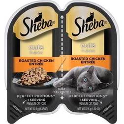 Sheba Sheba Perfect Portions Trays Gravy Roasted Chicken Wet Cat Food 2.6oz
