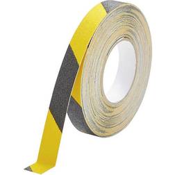 Durable Skridsikker tape DURALINE GRIP color 25mm sort/gul