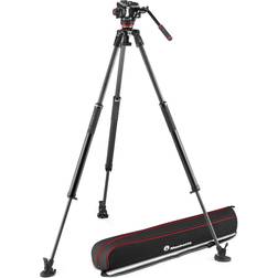 Manfrotto 504X Fluid Video Head with 635 3-Section Carbon Fiber Tripod