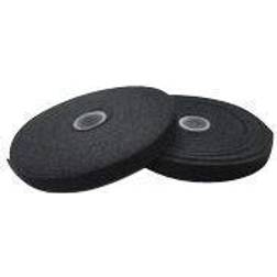 MicroConnect cabletape1 velcro tape on roll, black length 10m, width 1