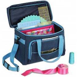 Prym Sewing Machine Bag, Synthetic Material, Jeans, 44 x 20 x 35 centimeters