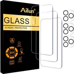 Ailun Screen Protector + Camera Lens Protector for iPhone 14 Pro 3-Pack