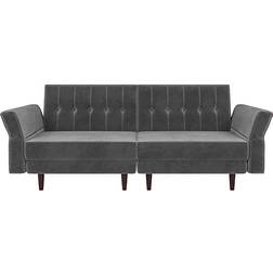 Belffin Velvet Futon Sofa 74.8" 2 Seater