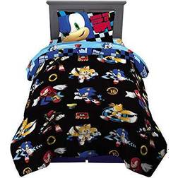 Franco Sonic the Hedgehog Anime Kids Super Soft Comforter and Sheet Set