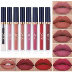 QiBest Matte Liquid Lipstick + Lip Plumper Makeup Set Kit
