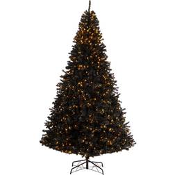 Nearly Natural 10ft. Black Artificial Christmas Tree 120"