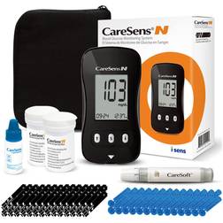 i-SENS CareSens N Blood Glucose Monitoring System + Test Strips 100-pack