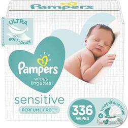 Pampers Sensitive Perfume Free Baby Wipes 336pcs