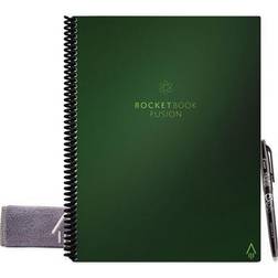 Rocketbook Fusion Smart Notebook Green 11 x 8.5 21 Sheets EVRF-L-RC-CKGFR