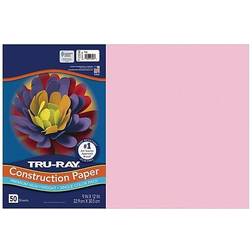 Pacon Tru-Ray Construction Paper, 18"x12" Pink, 50 Sheets
