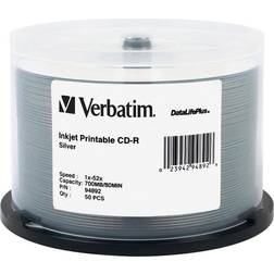 Verbatim DataLifePlus Silver CD-R 700MB 52x 50-Pack
