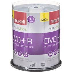 Maxell 639016 16x DVD R, Silver, 100-Pack