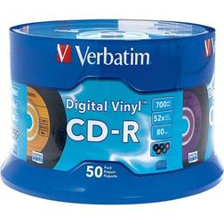 Verbatim Digital Vinyl 700MB CD-R 50-Pack