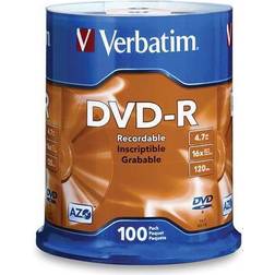 Verbatim DVD-R 4.7GB 16x 100-Pack Spindle