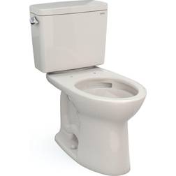 Toto Drake 1.28 GPF Elongated Bowl Toilet, 17-3/16"W x 28-5/16"D x 29"H, Sedona Beige