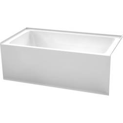 Grayley 60-Inch x 32-Inch Alcove Bathtub in White with Options White Right Drain