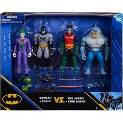 Batman & Robin vs The Joker & King Shark