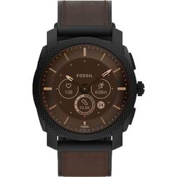 Fossil Machine Gen 6 Smartwatch with Leather Band