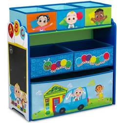 Delta Children CoComelon 6-Bin Toy Storage Organizer