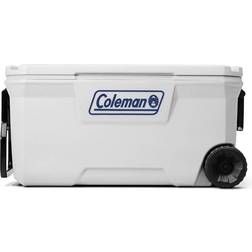 Coleman 316 100qt Wheeled Cooler Marine White