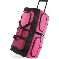 Pacific Coast 30" Rolling Duffle Bag In Pink Pink 30in