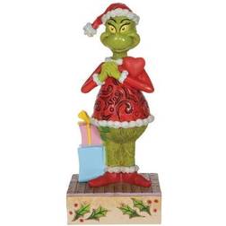Very Dr. Seuss The Grinch with Large Blinking Heart by Jim Shore Statue