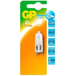 GP Batteries Halogen Capsule G9 20w Light Bulb Clear 235 Lumen Clear 235 Lumen