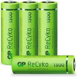 GP Batteries Recyko Nimh Aa 1300mah Green Green