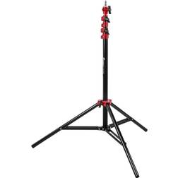 Flashpoint Pro Air-Cushioned Heavy-Duty Light Stand (Red, 7.2'