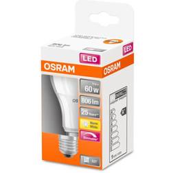 Osram 4058075433861 LED (monochrome) EEC F (A G) E-27 Pear shape 8.8 W = 60 W Warm white (Ø x L) 60 mm x 105 mm 1 pc(s)