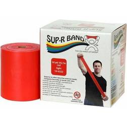 Cando Sup-R Band Latex-Free Exercise Band- Red, Light, 50 Yard Quill